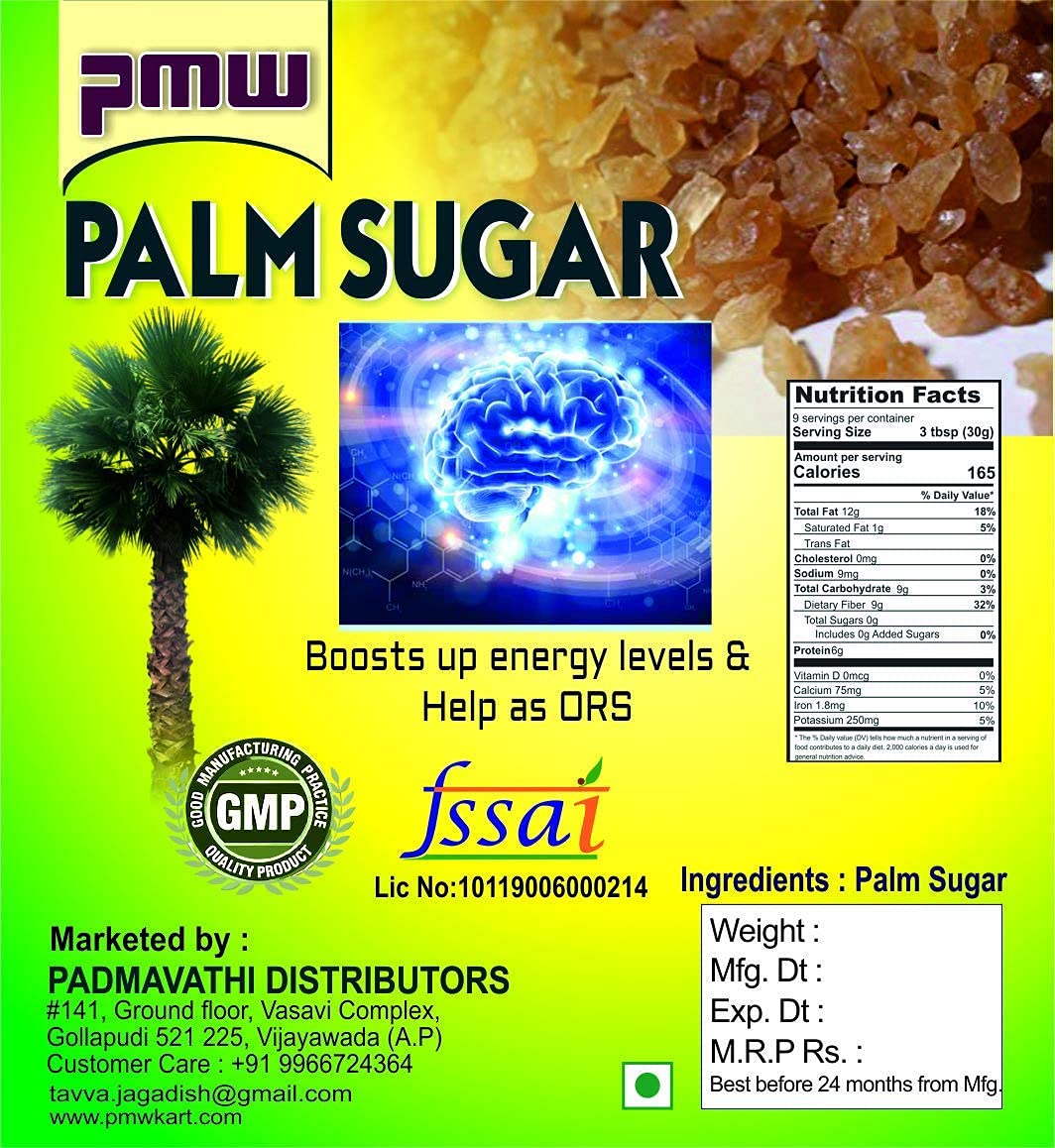 Pmw - 250 Grams - Grade A Quality - Palm Sugar Crystals - Thati Kalakanda - Kalakand (B09RFZY2T8) Amazon Price History, Amazon Price Tracker