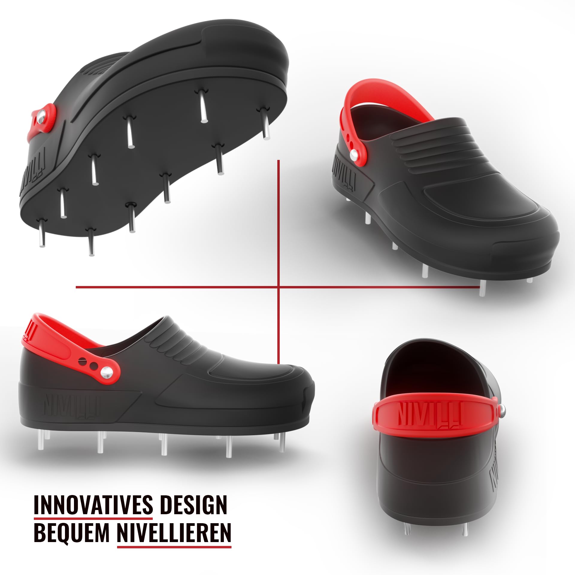 Work - Nagelshuh Clog zum Begehen Aller Epoxi, Nivellier- & Spachtelmassen, Grundierungen, Flüssigabdichtungen & Epoxi