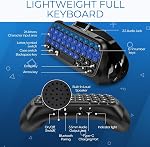 TNP PS4 Chatpad - PS4 Controller Keyboard Attachment, Compact Design - The Ultimate QWERTY Gamepad Keyboard for Playstation4, Compatible with PS4, PS4 Slim, and PS4 Pro