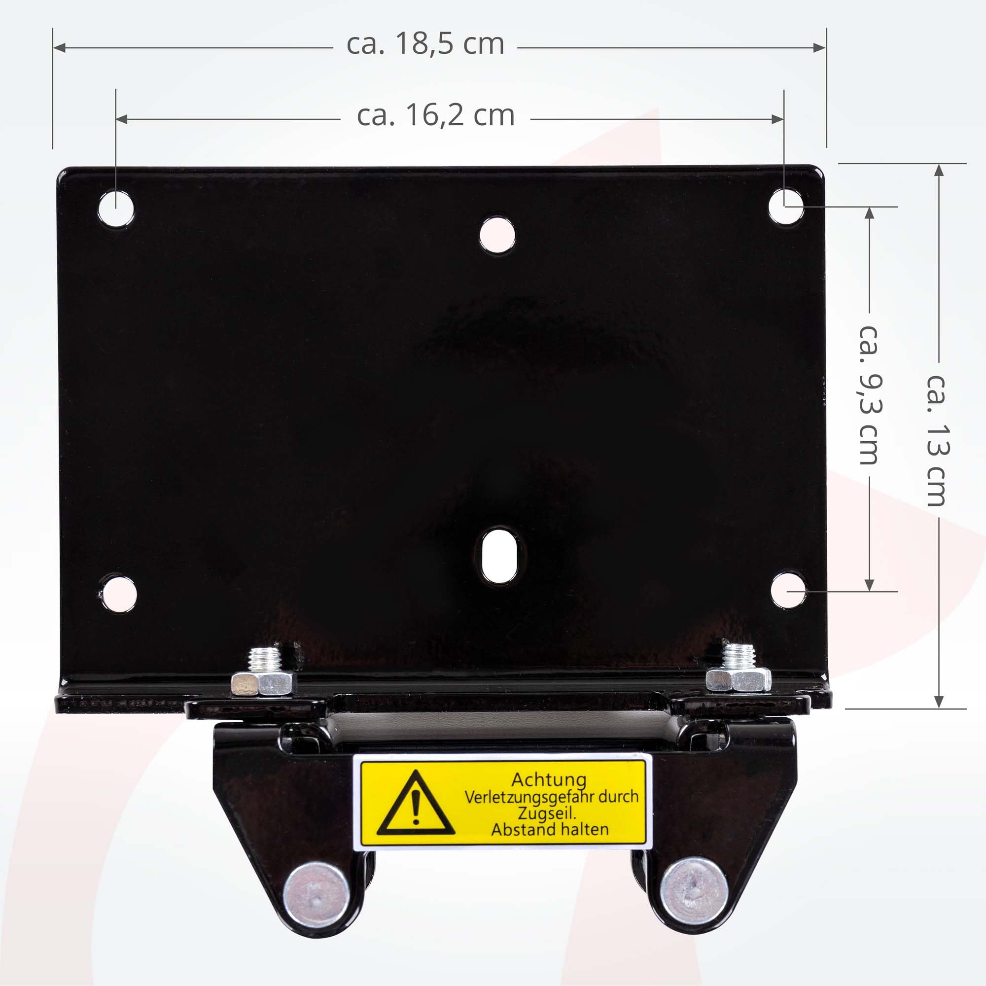 ROTFUCHS Elektrische Seilwinde 12V mit Funkfernbedienung – 1360 kg / 3000lbs Offroad Motorwinde Seilzug Elektrowinde, 9,2 m Stahlseil, Schwarz