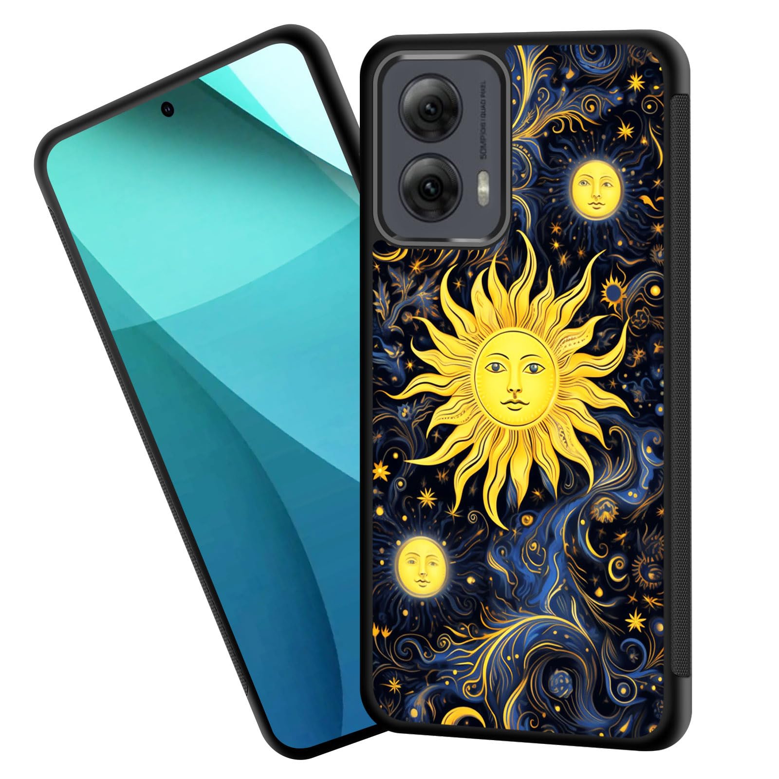 ZQLPLZR for Moto G Power 5G 2024 Case,Tire Anti-Skid Edges Cute Design Shockproof Bumper Full Protection Back Cover for Motorola Moto G Power 5G 2024