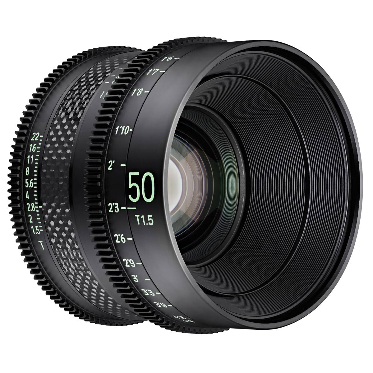 XEEN CF Cinema 50mm T1,5 PL Vollformat – professionelles Cine-Objektiv – Carbon Linsenzylinder – extrem kompakt