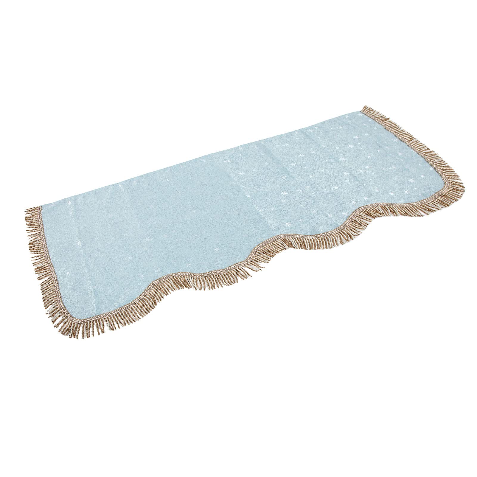 88 Key Piano Proof Cloth Golden Keyboard with Tassel DecorationBlue Piano Proof ClothPiano Cover ClothPiano Ce Cloth PROTECTION (Blue)