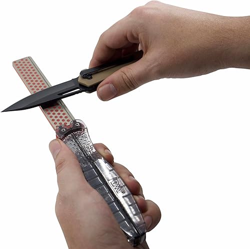 Miniatura 7 de Diamond Machining Technology (DMT) - Afilador de piedra de afilar con gancho y cuchillo, grano fino con ranura de gancho de pescado (FFHWF)