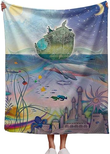 Miniatura 1 de Manta estética para cama, manta creativa azul marino, esponjosa, cálida, acogedora, gruesa, 30 x 40 pulgadas