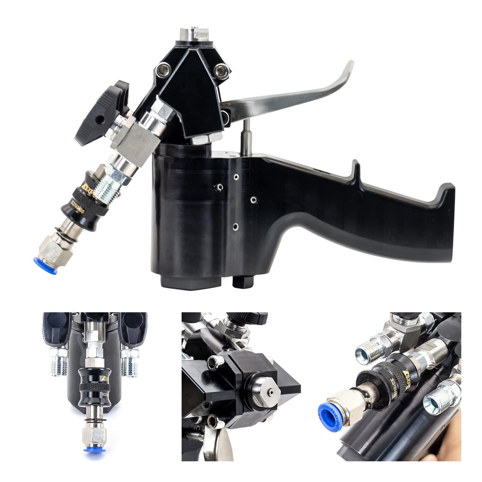 Pistolet do malowania, Pistolet Natryskowy P2 PU Pistolet Natryskowy Do Pianki Poliuretanowej Wysokociśnieniowy Pneumatyczny Pistolet Natryskowy do mebli, szafek, płotów, ścian, drzwi