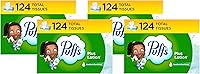 Vista 13 de Puffs Plus Loción de pañuelos faciales, 1 caja familiar, 124 pañuelos por caja