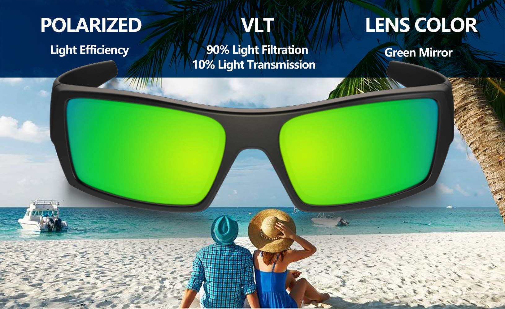 Lentes de repuesto polarizadas de 1,5 mm para gafas de sol Oakley EVZero Path OO9308 - MultiOptions