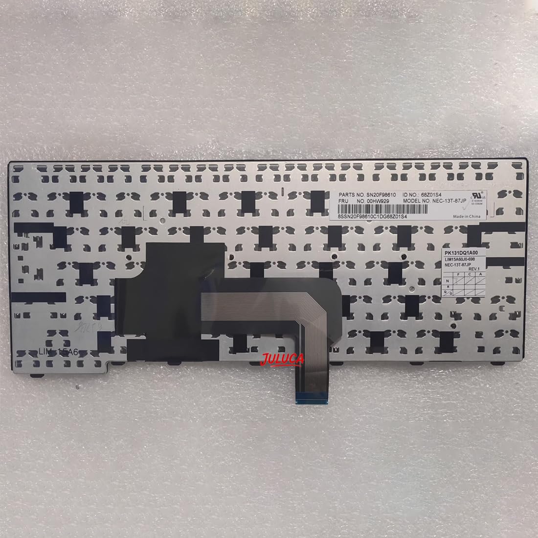 Amazon | For NEC VKT16X 00HW929 SN20F98610 日本語キーボード 修理