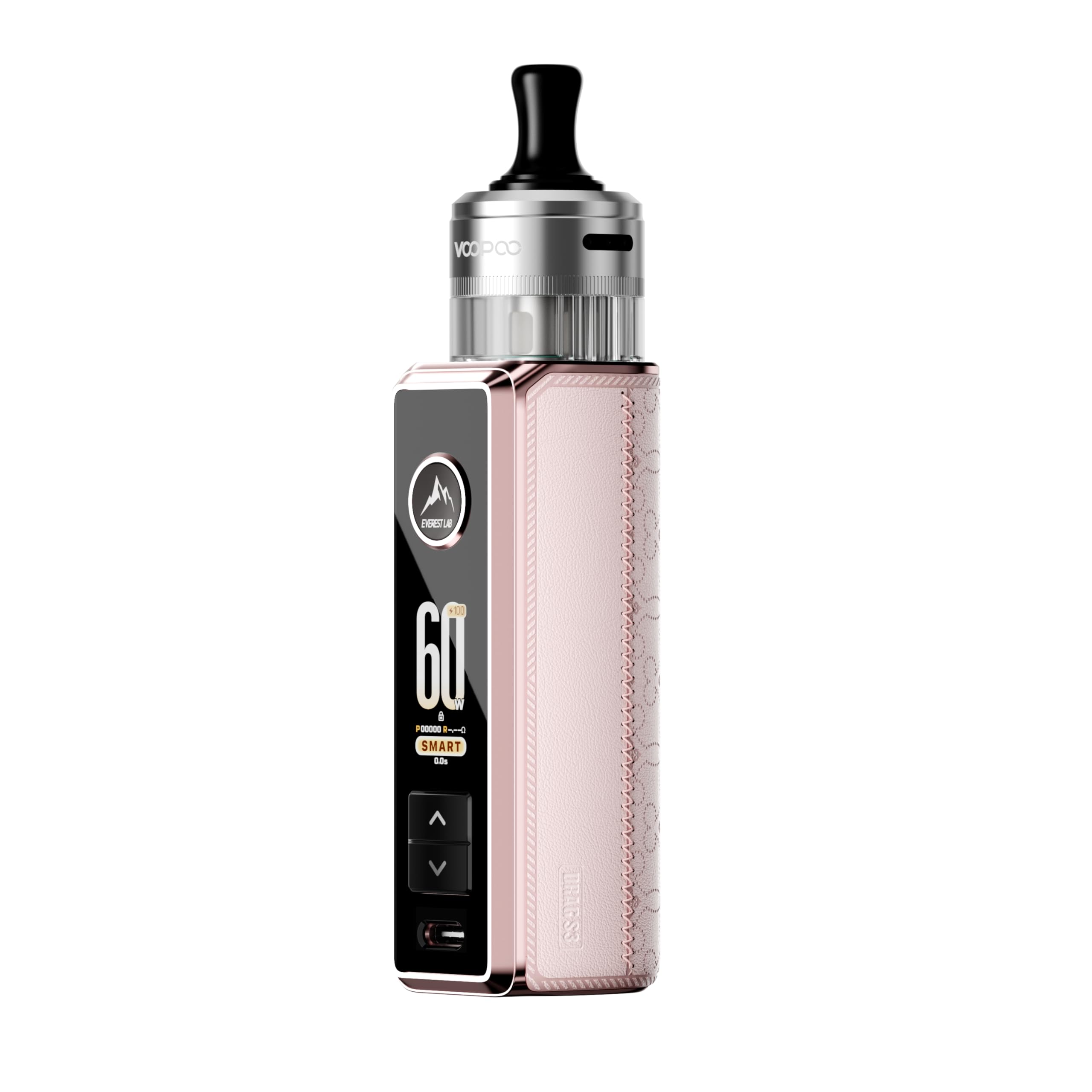 Voopoo Drag S3 – Pod Mod Haute Performance 60W, Batterie 3000mAh, Compatible TPP/X, Flux d’Air Réglable, Écran TFT et Mode Éco pour une Autonomie Maximale (Pink)