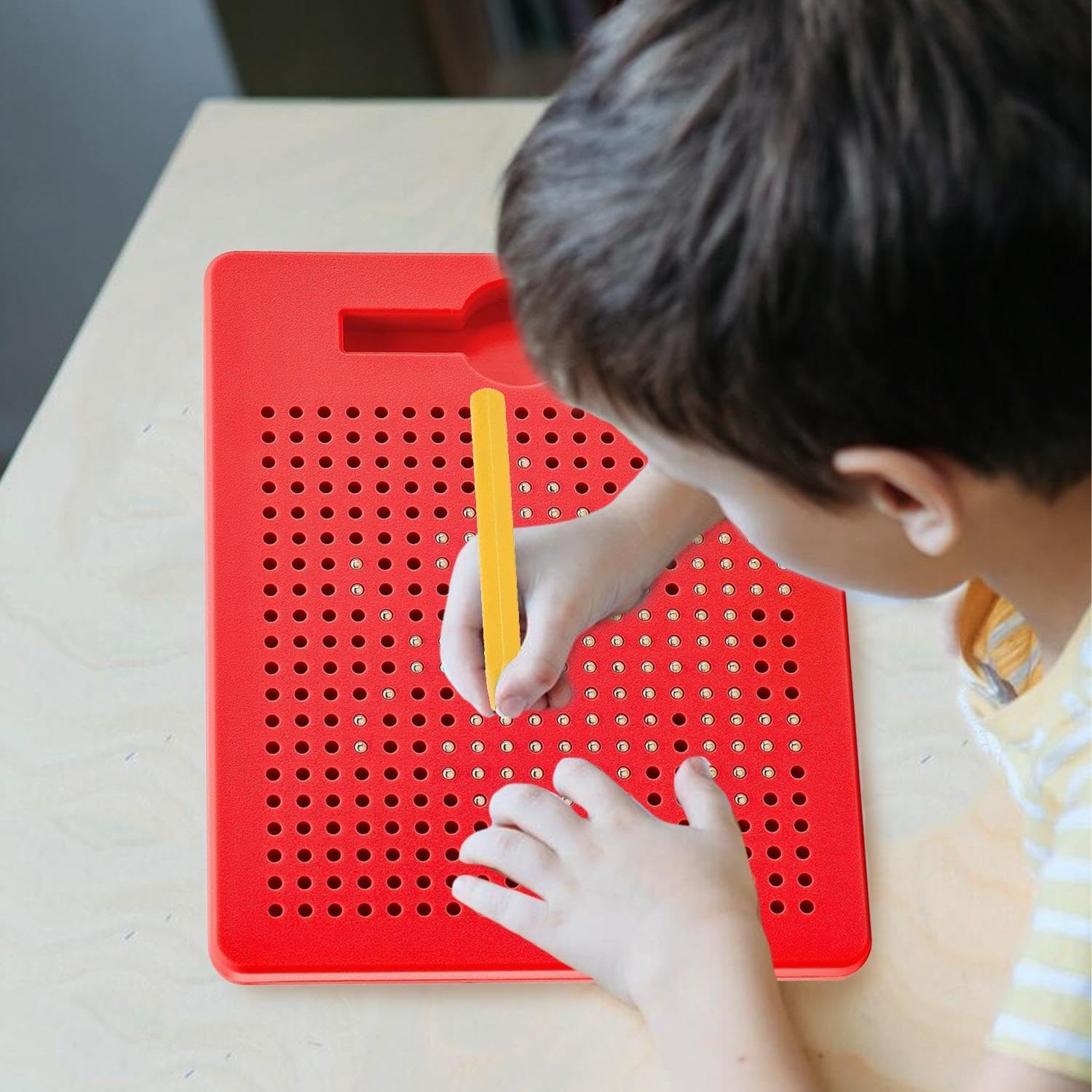 6 Parties du Crayon Aimant De Plaque d'image, Crayon Magnétique, Aimant pour Plateau Magnétique, Outils De Plaque Magnétique pour Enfants, Crayon Aimant pour Revêtements Aimant.