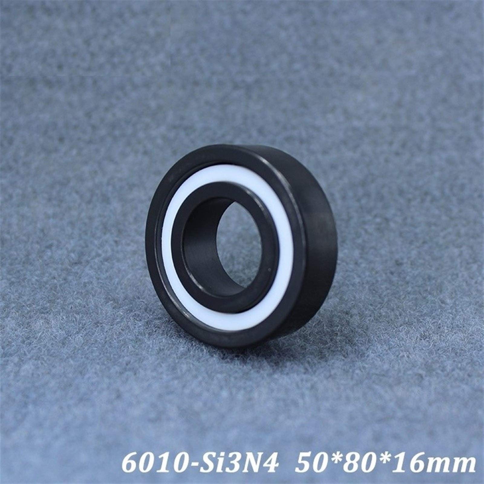 JIYAMI'EN EL-ZHOU 6010 6010CE Completa cojinete de cerámica (1 PC) Si3N4 Todo el Material de nitruro de silicio de cerámica rodamientos de Bolas 50 * 80 * 16 mm