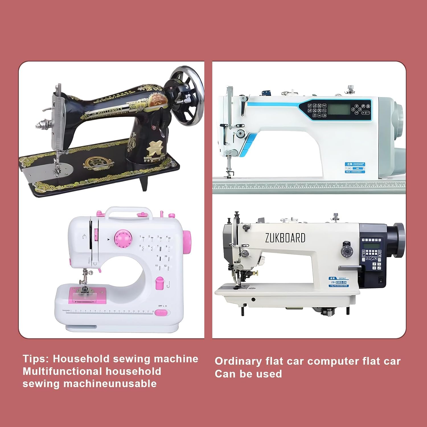 Industrial Sewing Machine Presser Foot, Teflon Narrow Roller Sewing Machine Presser Foot, Teflon Narrow Roller, 1 Piece, Universal — Amazon image 2