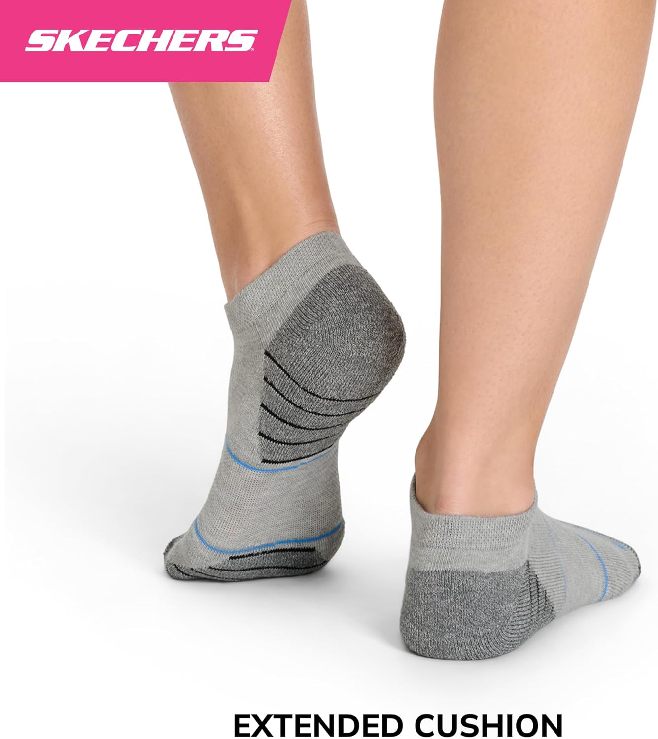 Skechers Women's Work Collection Low Cut Cushioned Socks (8-Pack) - Image 4