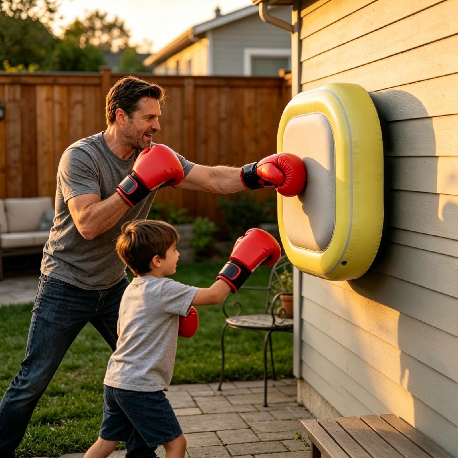 Cuscino a Parete per Boxe Inflatable Antiscivolo Assorbente Urto
