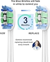 Vista 6 de Replacement Toothbrush Heads for Philips Sonicare Replacement Heads, Electric Brush Head Compatible with Sonic Care DiamondClean ProtectiveClean for