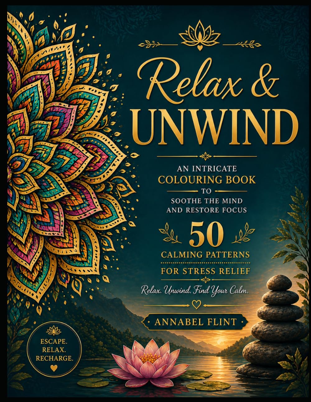 Mandalas: Relax & Unwind: An intricate colouring book to soothe the mind and restore focus