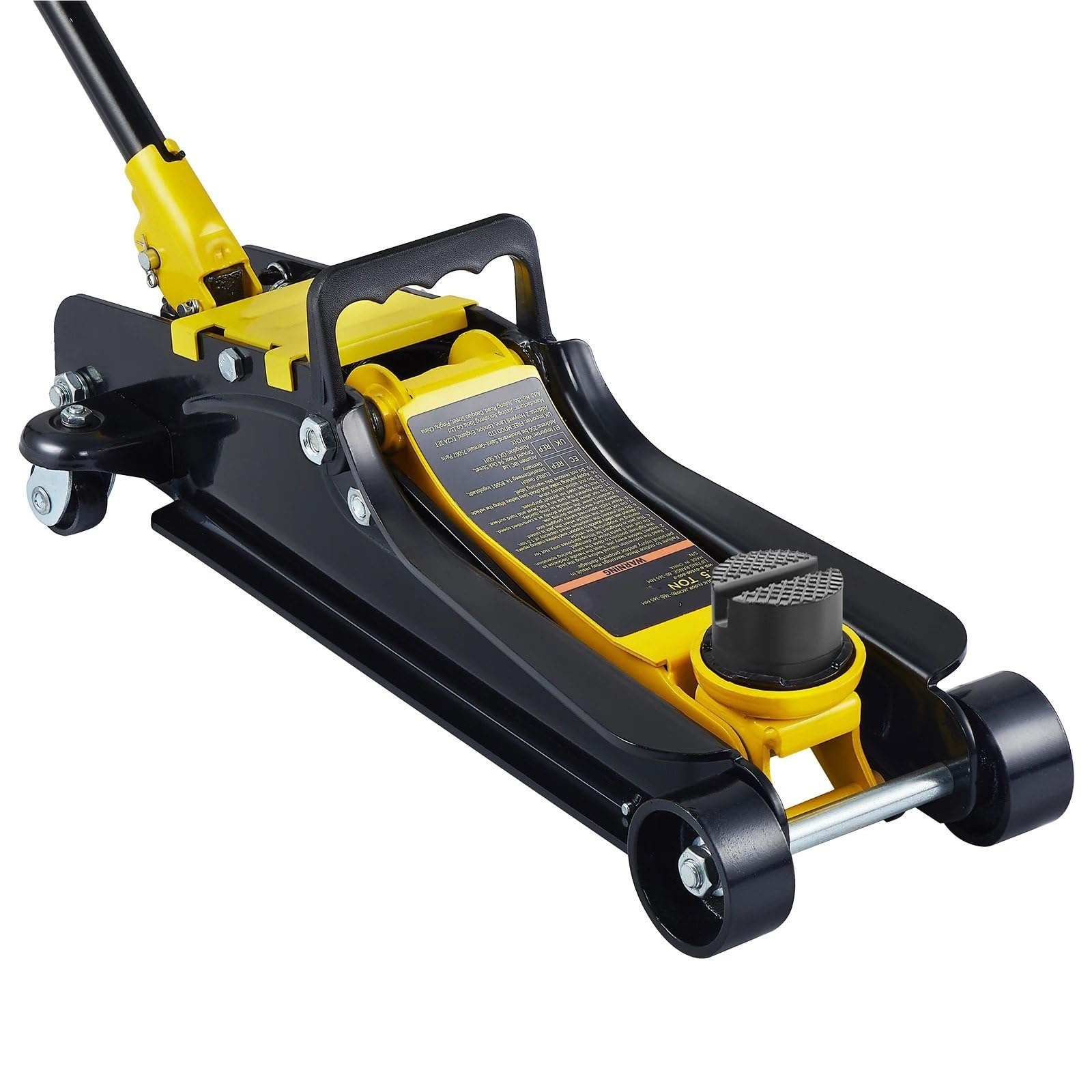 Tijera para automóvil de Portátil Gato Hidráulico De Piso De 2,5 T, Gato De Piso Neumático De Perfil Bajo, Gatos De Piso De Acero De Alta Resistencia con Bomba De Elevación Gato para Coche Kit