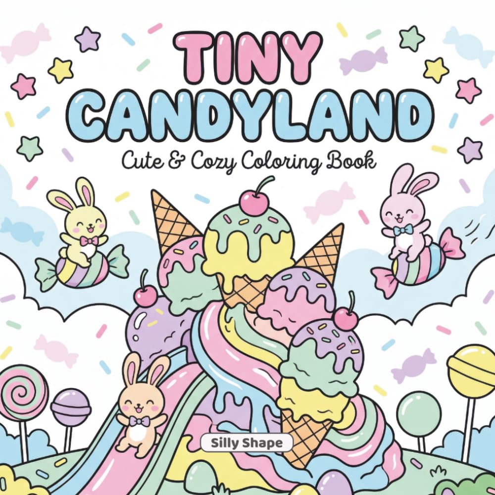TINY CANDYLAND: Cute & Cozy Coloring Book (TINY COLORING BOOKS)