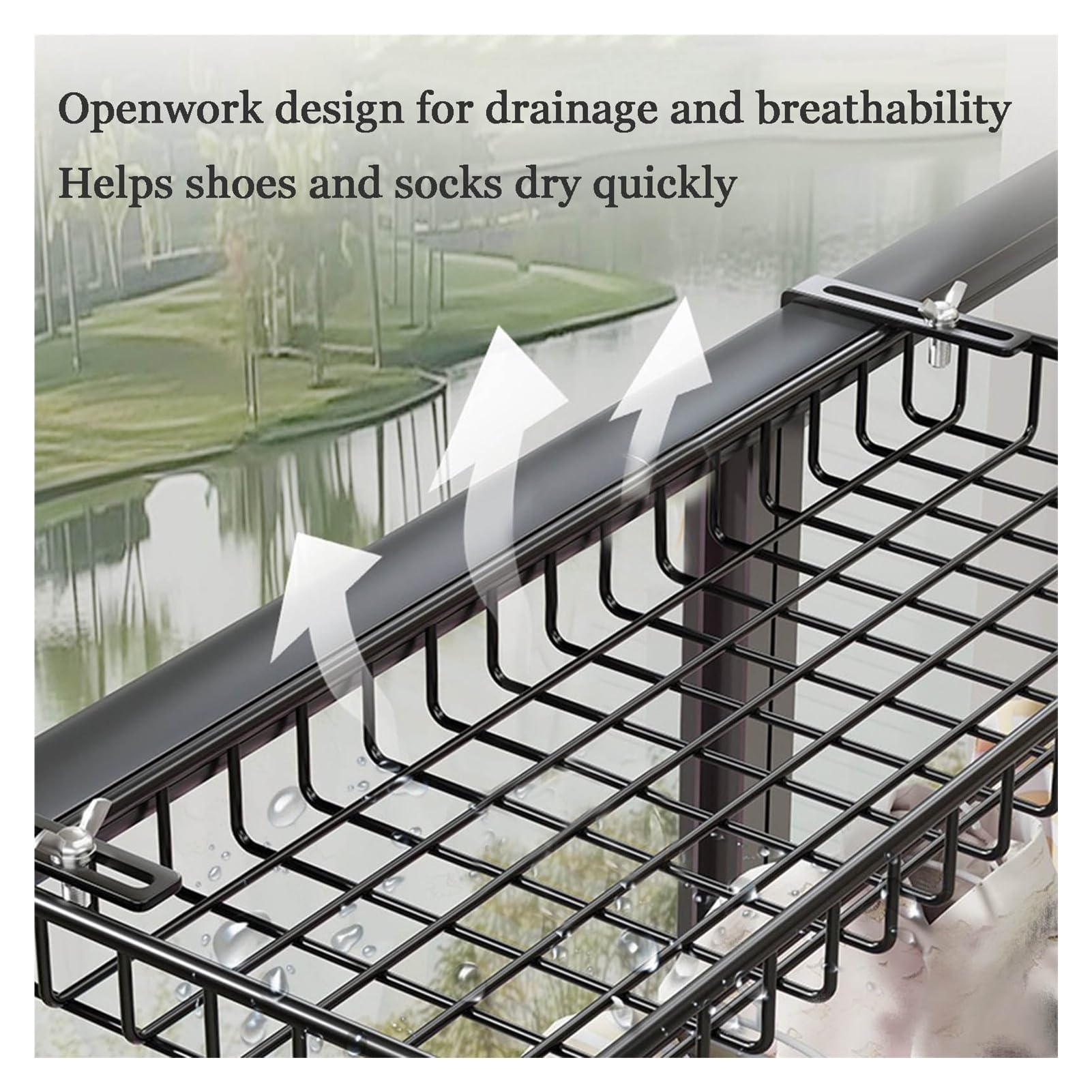 Estantería para Radiador Soporte para La Parte Superior del Calefactor Estante para Secar Calcetines Y Toallas Fácil Instalación para Apartamentos (15.7in/40cm)