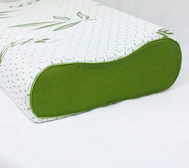Cervical Contour Memory Foam Pillow, Hypoallergenic Bamboo Orthopedic Neck Pillow, Anti Snore to Prime Soft Supportive Comfortable Washable Sleep Pillow