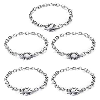 アクセサリー PARTS OF FOUR Toggle Chain Bracelet XS Deco Link Toggle Chain Bracelet (XS Links, AS) – Parts of Four