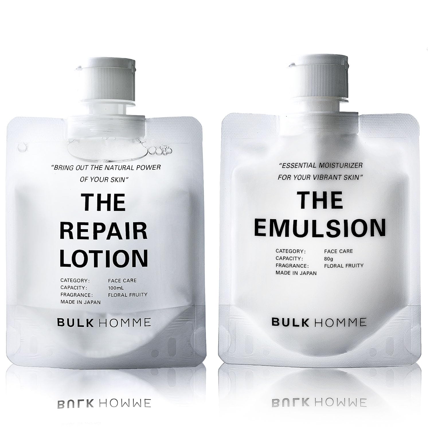 Amazon | バルクオム 化粧水 メンズ 100ml & 乳液 80g 男性用 脂性肌