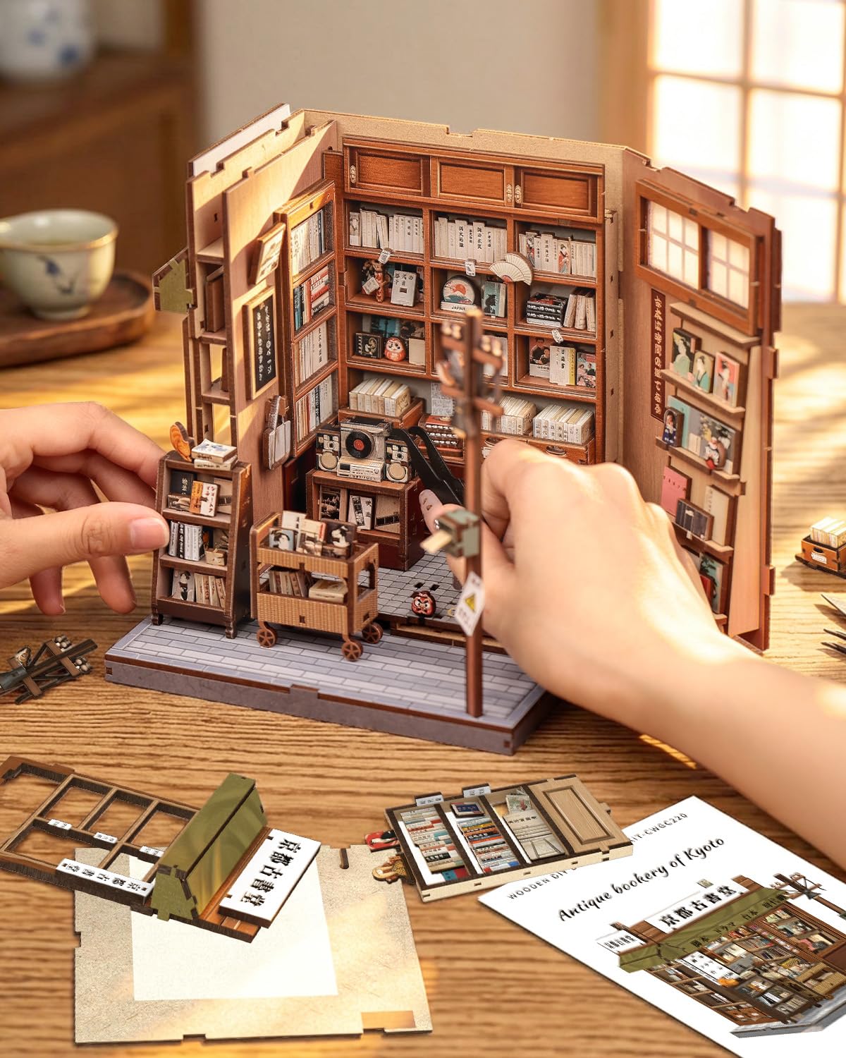 Endless Limit Book Nook Kit - Japanese Showa Retro DIY Miniature