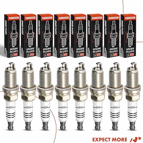 Miniatura 9 de A-Premium Iridium Platinum Bujías compatibles con BMW X5 2004-2010, 550i 2006-2010, 750i 2006-2008, 750Li 2006-2008, 650i 2006-2010, 4.8L, paquete