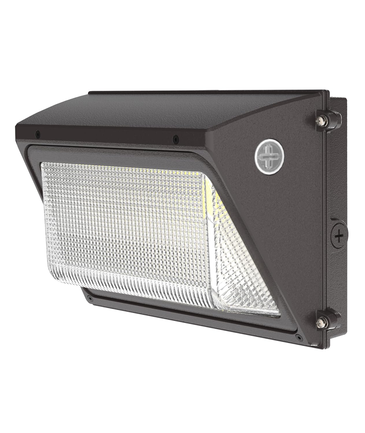 - LED Wall Pack Light with Dusk to Dawn Sensor:Glass Lens 120W 18,000LM Outdoor Security Flood Lighting for Yard Parking Lot Warehouse,Wattages Adjustable Color Tunable,AC120-277V (120W-1Pack)