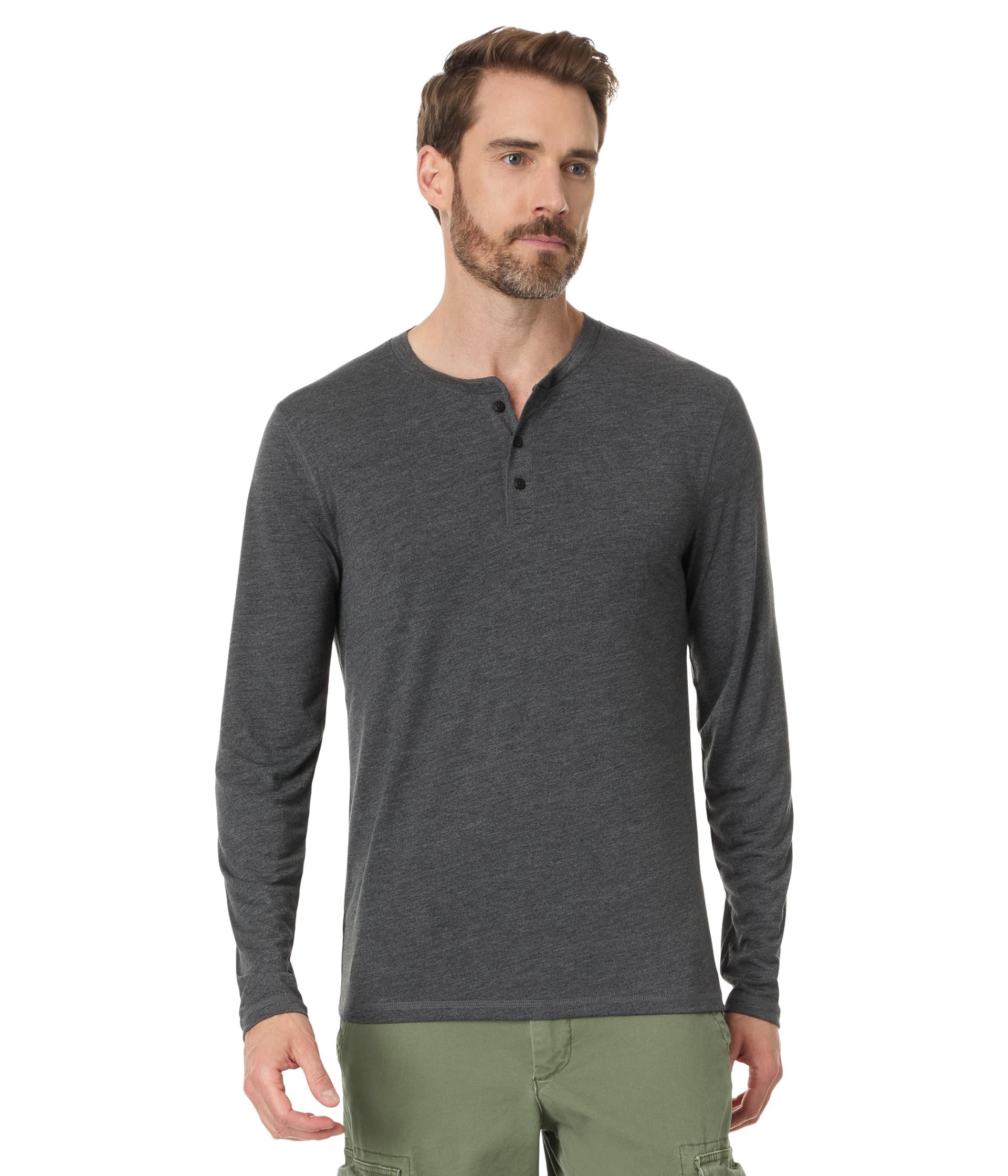 Lucky Brand Men's Tencel Jersey Long Sleeve Henley
