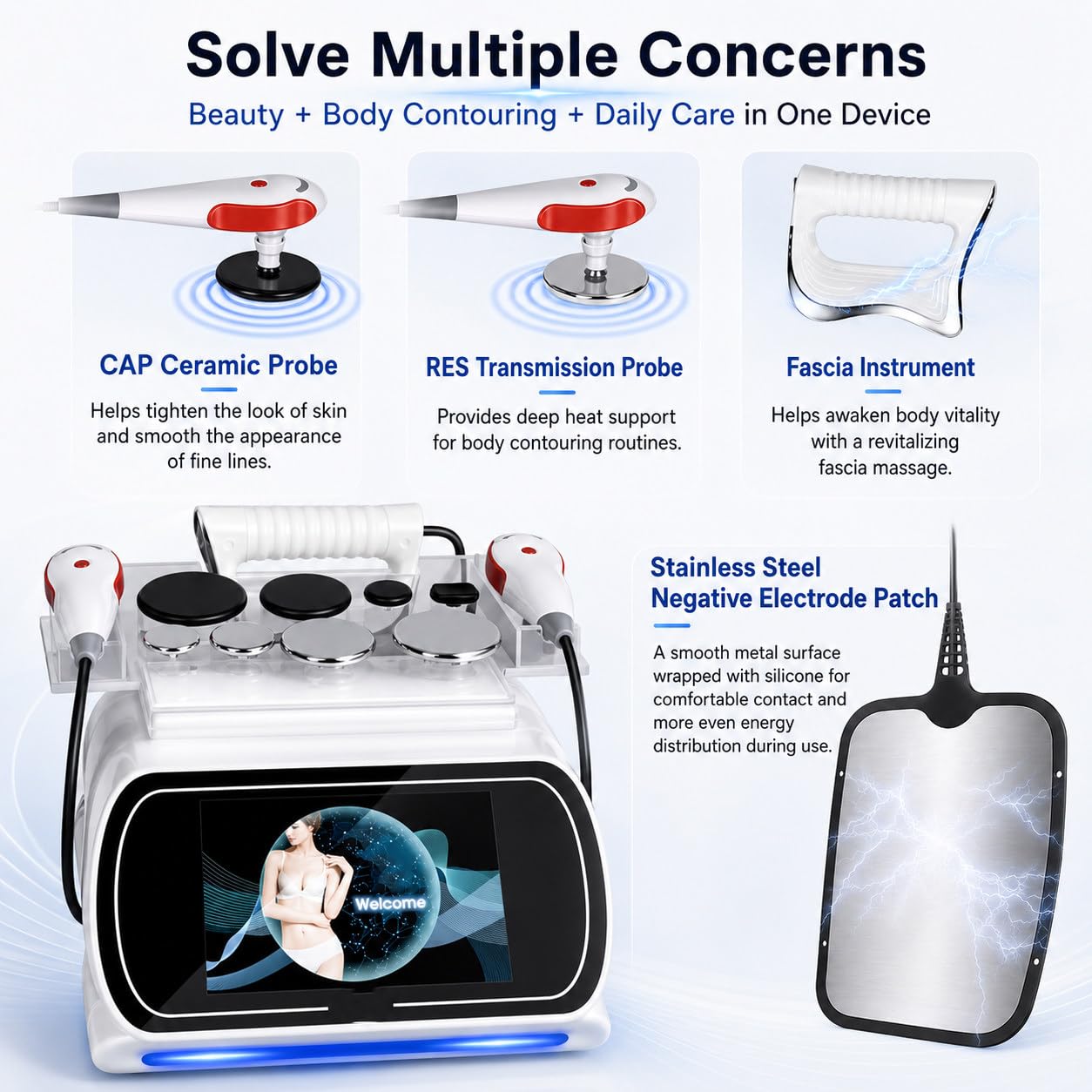Machine de Diathermie Ret CET Professionnelle 448kHz Massage