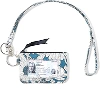 Vista 9 de WONDERFUL FLOWER Cartera con cordón para mujer, soporte para tarjetas de identificación, cordones para insignias de identificación, funda