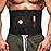 Viyafit Waist Trimmer Belt, Premium Waist Trainer for Women & Men Weight Loss Red