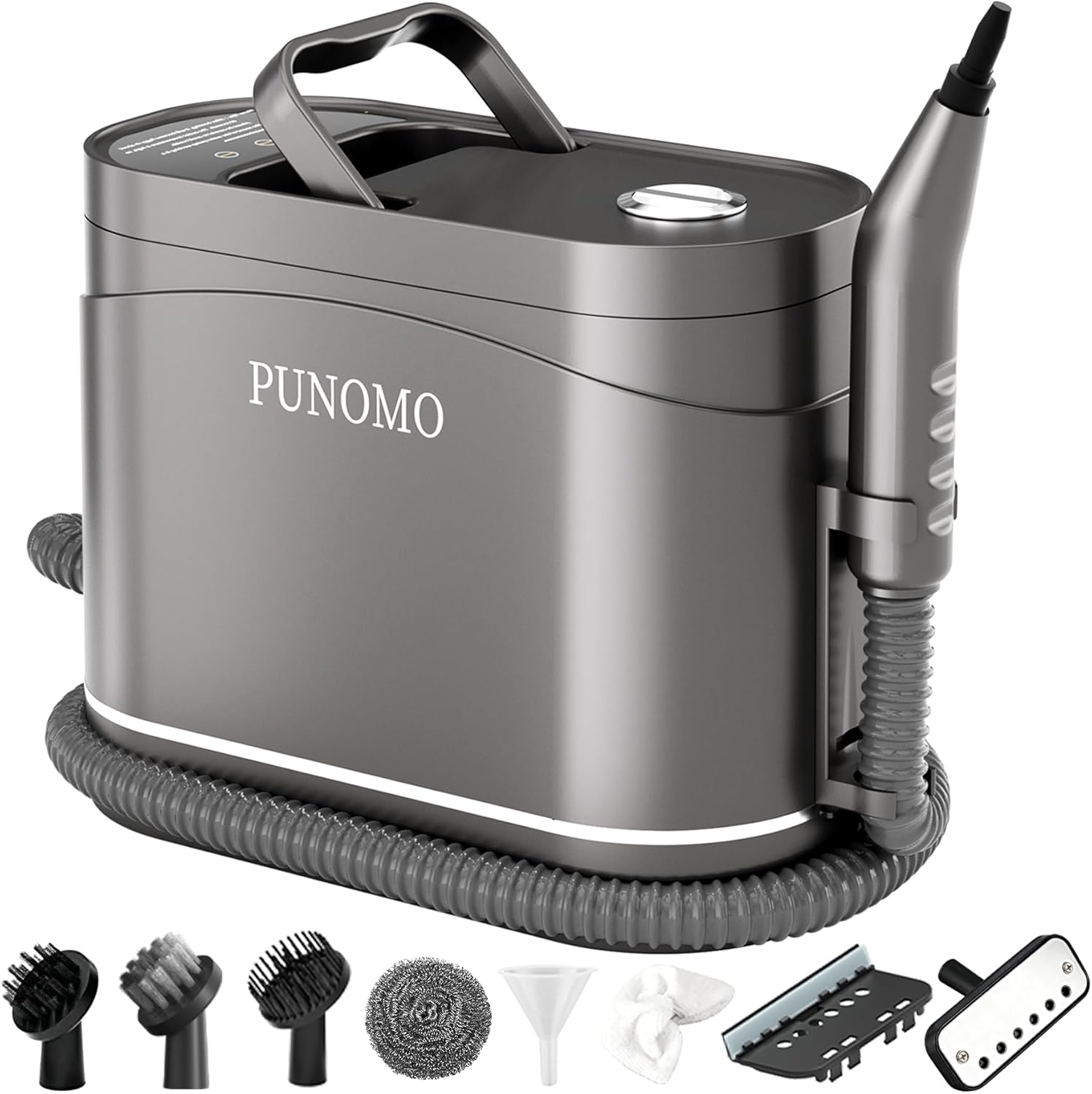 Handheld Steam Cleaner for Home, Pressurized Portable Handheld & Mop 2-in-1 Steamer for Cleaning with 10 pcs Accessories for Multi-Surface Cleaning, Floors, Tiles, Grout, Kitchen, Bathroom, Couch