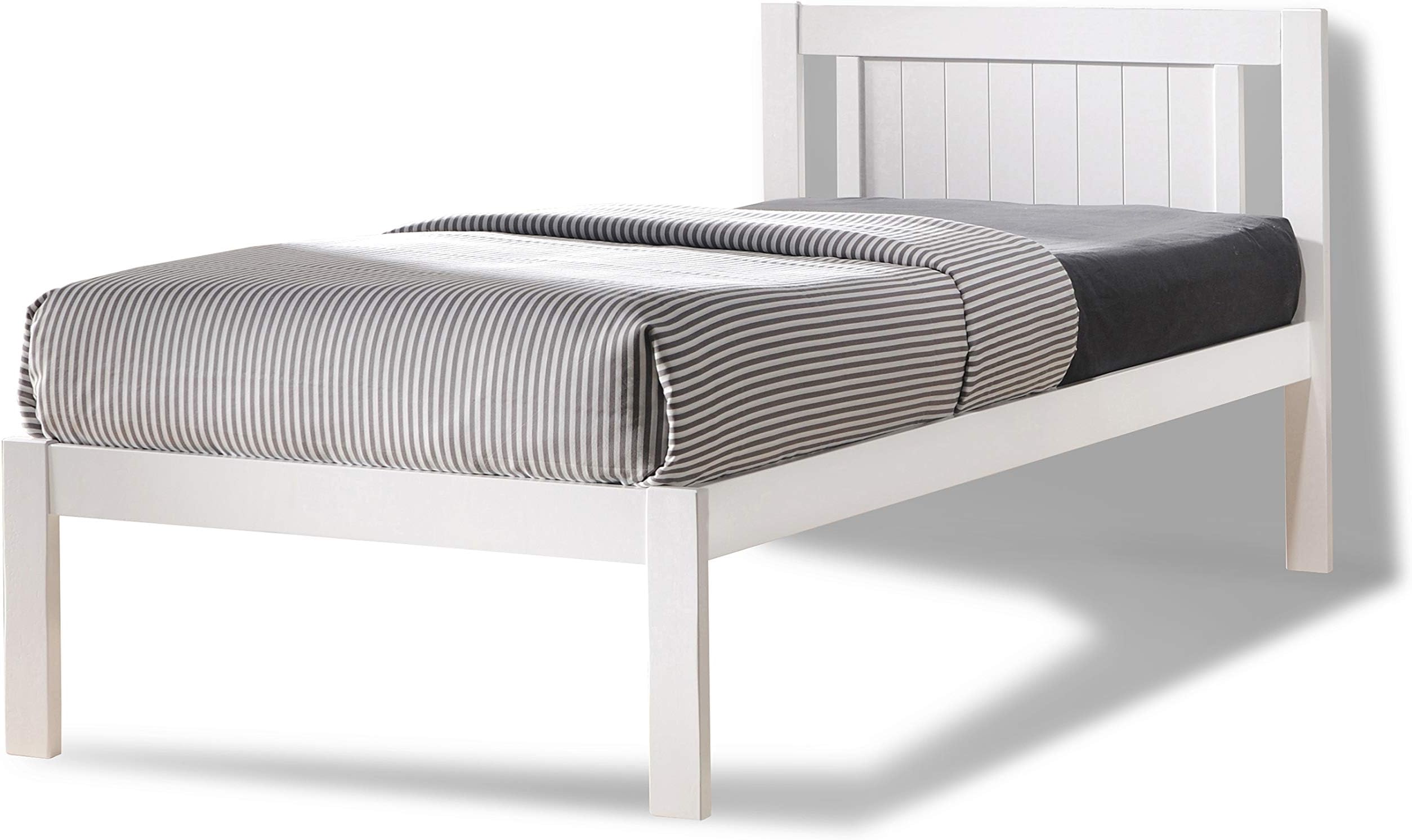 Glory White Wooden Slatted Bed available in 3FT Single, 4FT Small Double or 4FT6 Double (3FT Single)