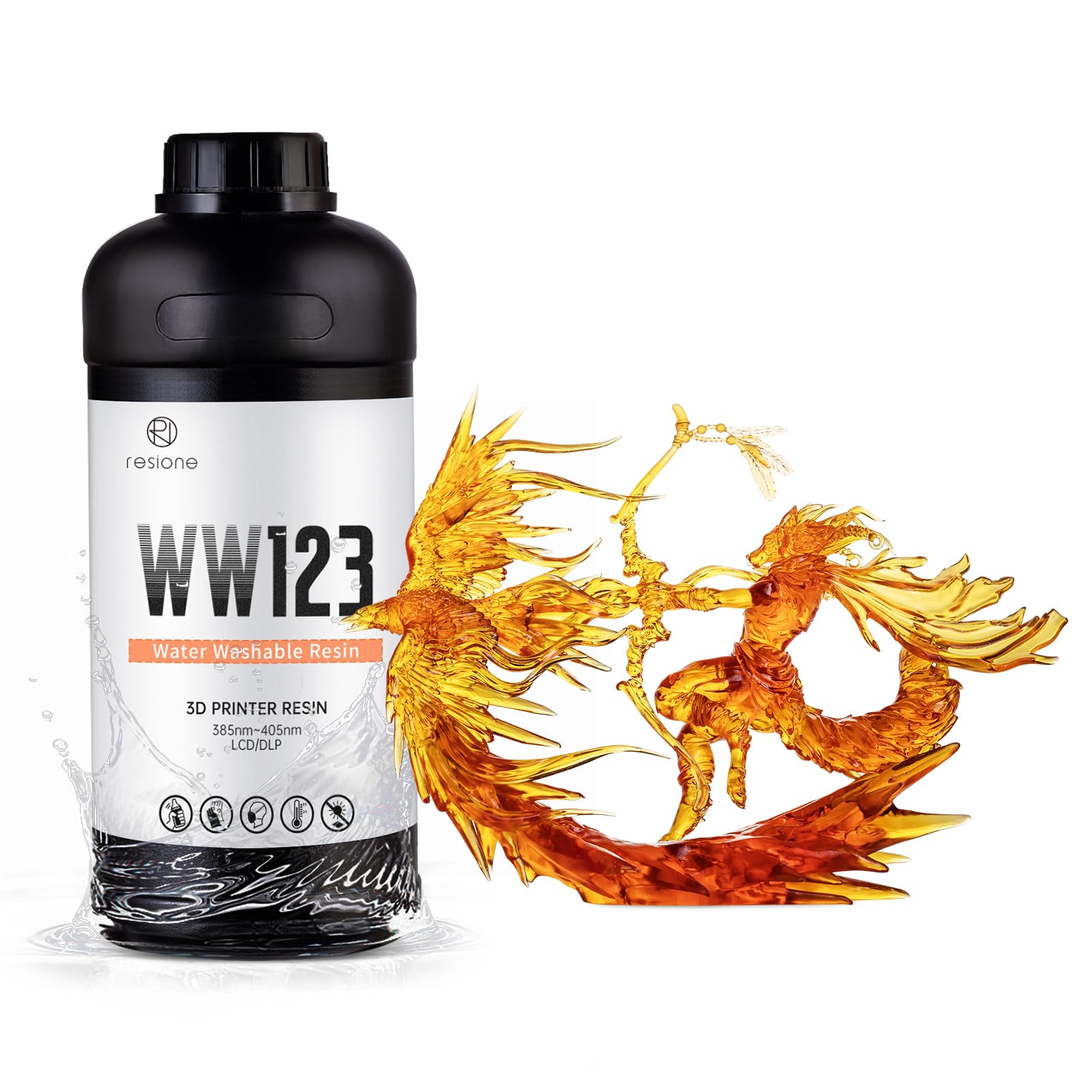 Amazon.co.jp: RESIONE 光造形3 Dプリンタ—レジン：水洗いレジン