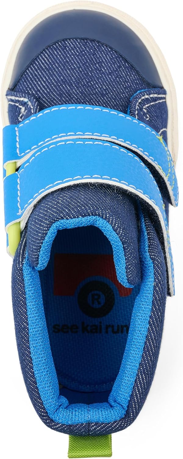 See Kai Run Dean Adapt II - Sneakers, Navy Denim, 9