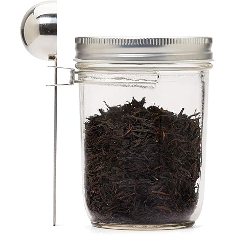 Jarware Stainless Steel Coffee Scoop for Wide-Mouth Mason Jars