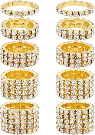 Yolev 4 Pièces 3 Rangées Bracelets Perles D'Imitation Élastique Mock Perle Bracelet Anniversaire Yolev 4 Pièces 3 Rangées Bracelets Perles D'Imitation Élastique Mock Perle Bracelet Anniversaire