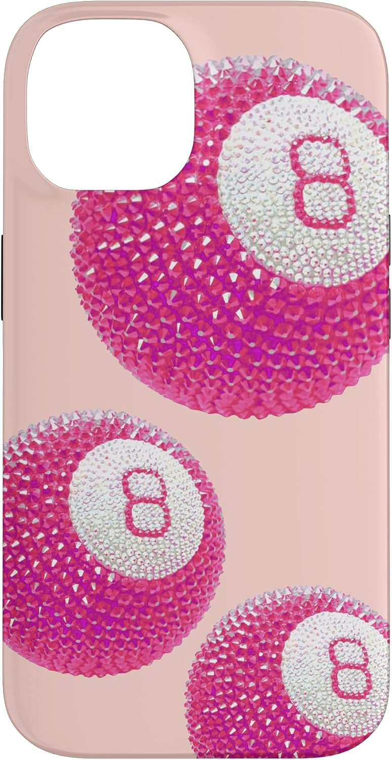Retro Pink Lucky Disco 8 Ball For Women Case for iPhone 12 Pro Max