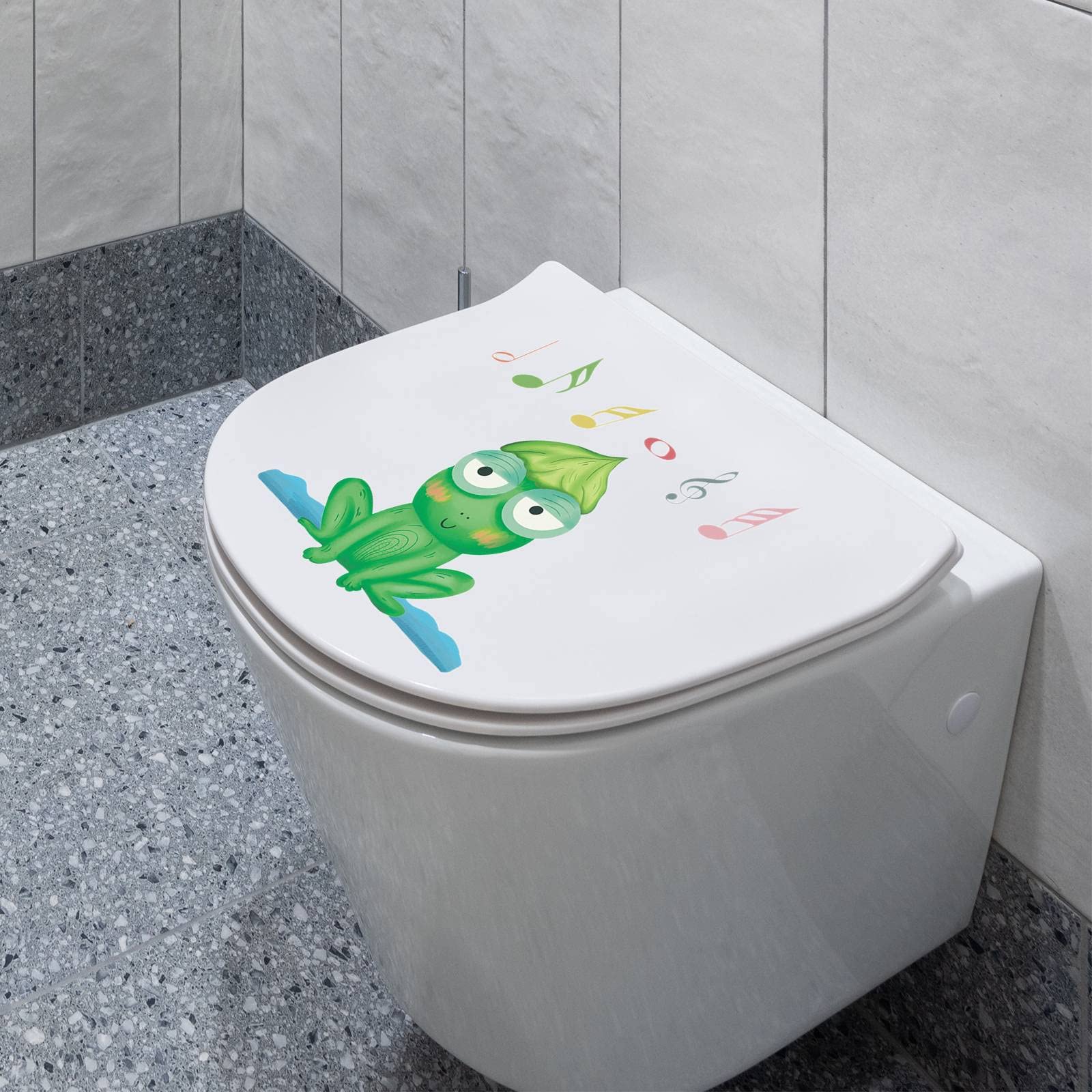 Sticker WC Grenouille - Art Déco Stickers Sticker WC Grenouille - Art Déco Stickers