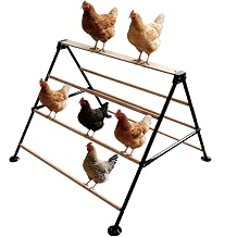 XCL Chicken Roosting Bars, Large Chicken Perch for Coop, A-Shaped Chicken Perch for Adult Chickens, Easy to Install Farm Chickens Roost Toys, Suitable for Backyard Poultry Perches, Accessories L