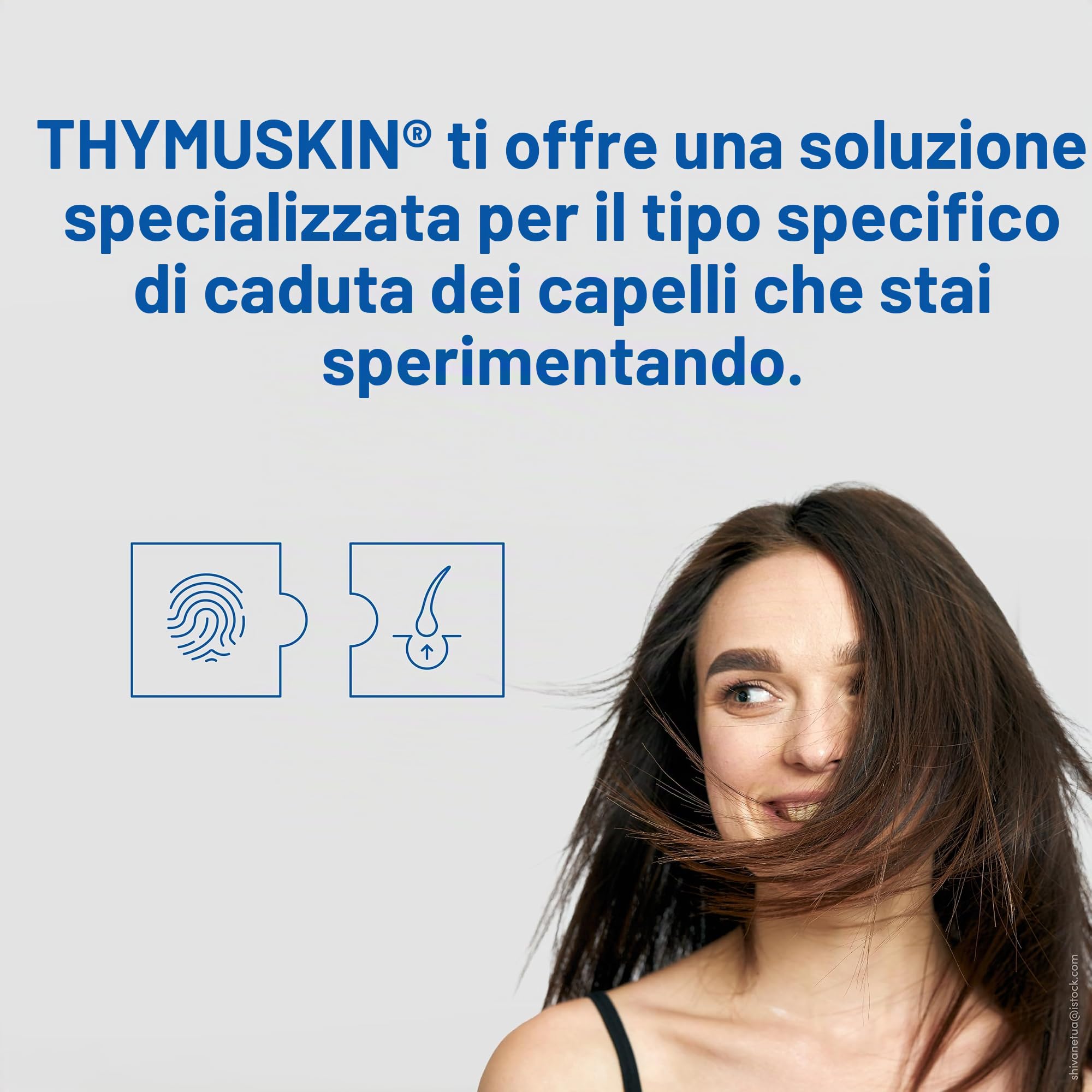 THYMUSKIN Forte Set: in caso di caduta dei capelli dovuta alla chemioterapia. Stimola la crescita dei capelli. Set (1 shampoo da 200 ml + 1 gel siero da 200 ml)