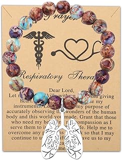 Respiratory Therapist Bracelet Respiratory Technician Gifts A Prayer For Respiratory Therapists Jewelry For RT Graduation Student