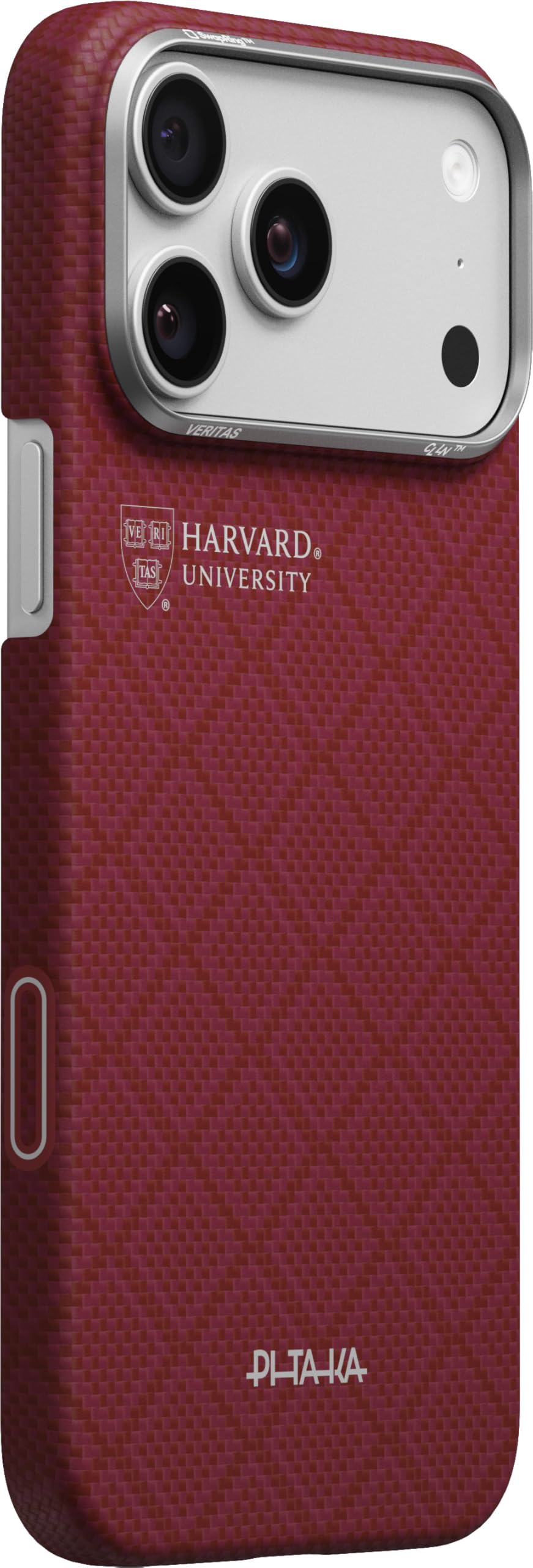 PITAKA Harvard University Series Edge Case for iPhone 17 Pro Max