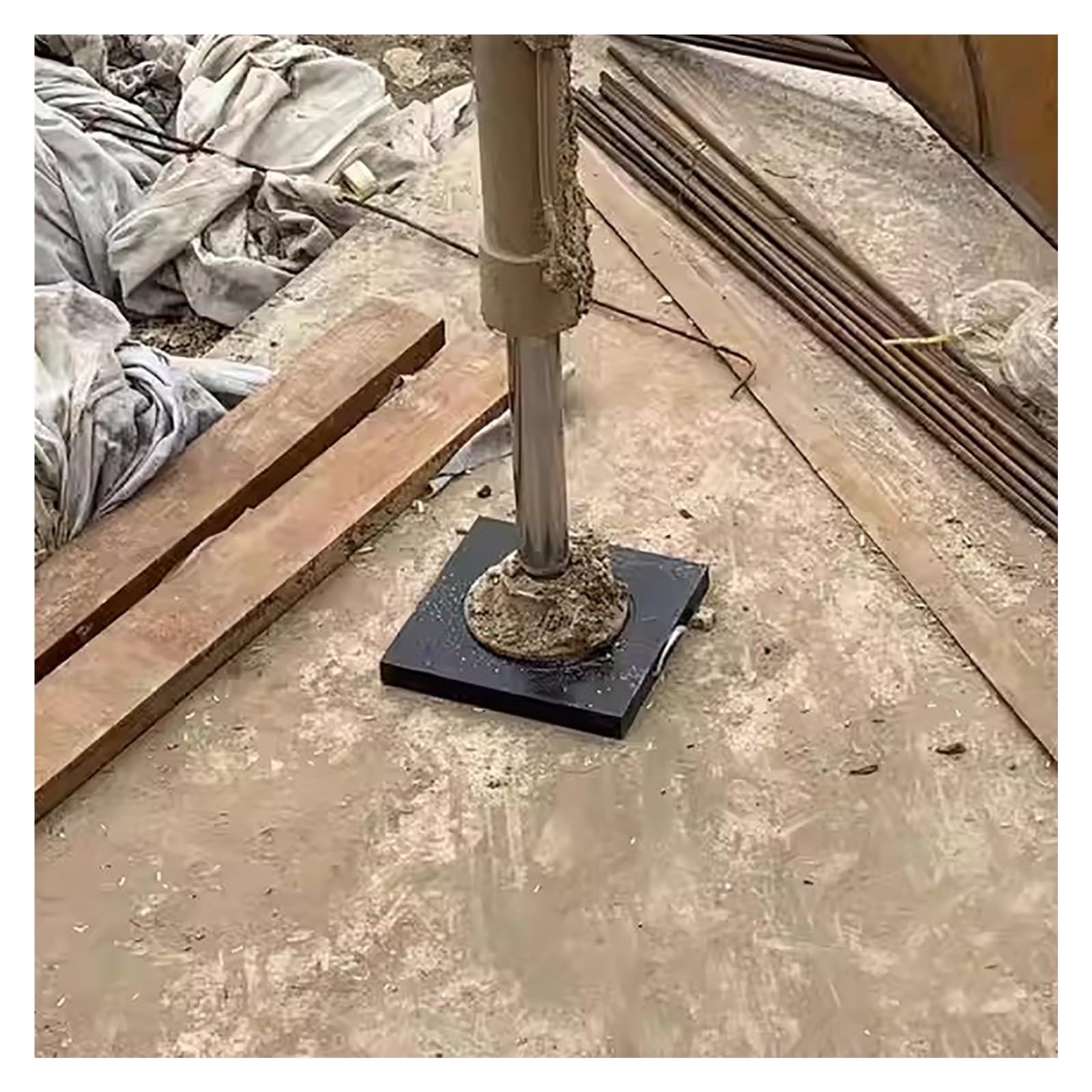 Cuscinetti per timbri per rubinetto, cuscinetto quadrato a secchio/gru, resistente, impilabile, stabilizzatore ad alta densità, piedini di bilanciamento a forma di palt con manico per