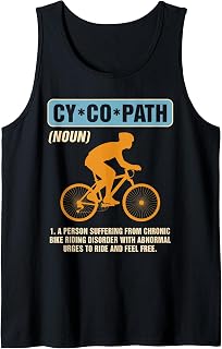 Cycling Lover Cyclist Bicycle Funny Bike Funny Definition Tank Top