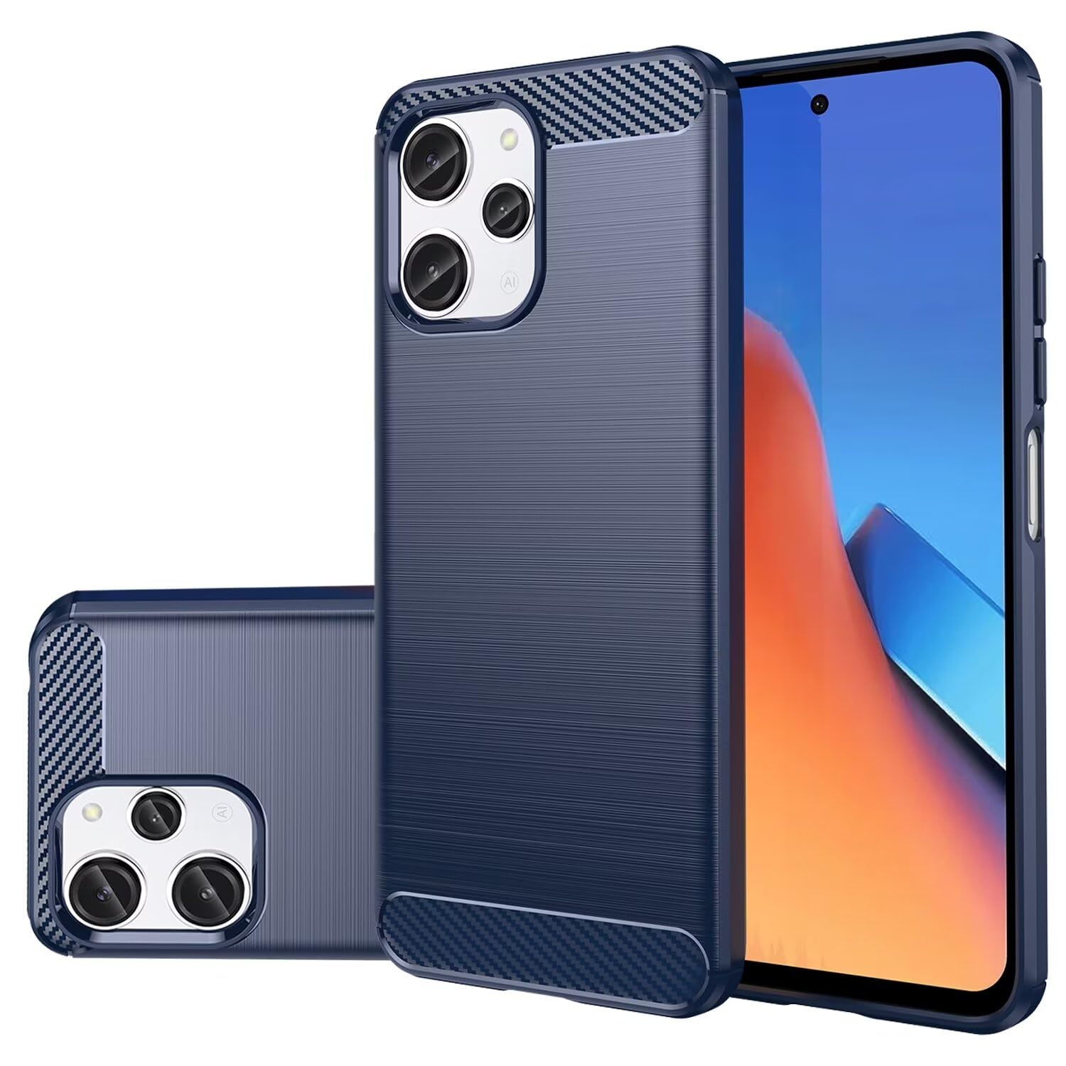 Protection Redmi Note 12R anti-rayures avec housse carbone fine - 8