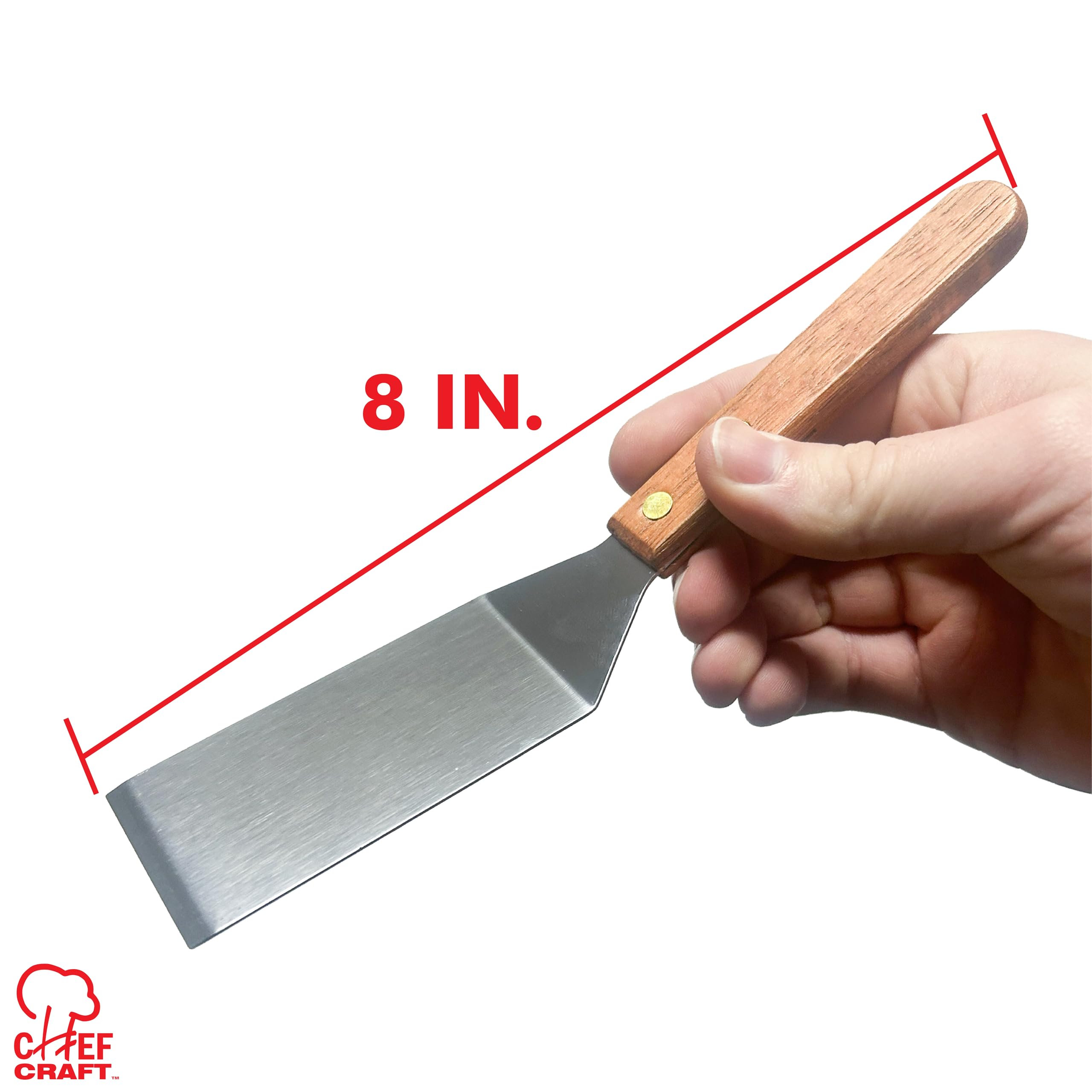 Amazon.com: Chef Craft Select Stainless Steel Solid Wooden Handled